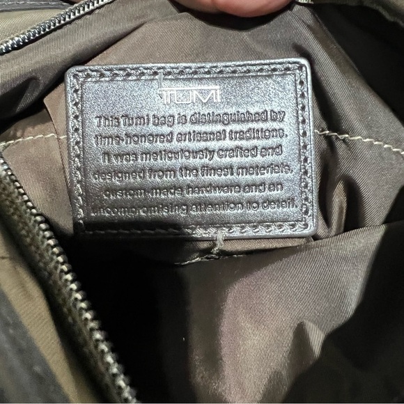 Tumi Green Nylon Devon Crossbody - Picture 8 of 9